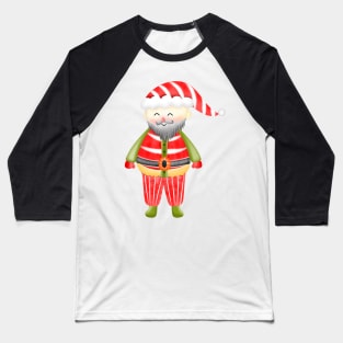 Cute santa claus. Baseball T-Shirt